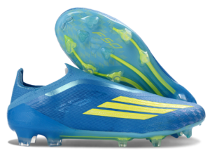 10 Adidas F50 Elite Laceless FG soccer cleat from the "Ice Cold Precision" pack.