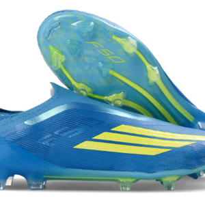 10 Adidas F50 Elite Laceless FG soccer cleat from the "Ice Cold Precision" pack.