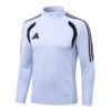 12133537 Adidas Tiro 26 League 1/4-Zip Training Tracksuit Set in white and black.
