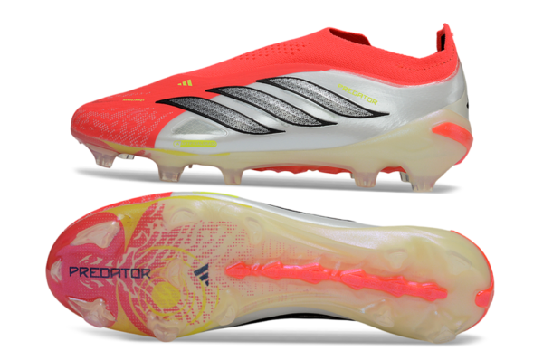 16 ADIDAS PREDATOR ELITE LACELESS AG/FG BORN FOR GOAL-LUCID RED/CORE BLACK