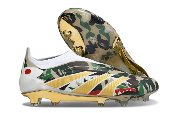 17 Adidas x BAPE Predator Elite Laceless Boot