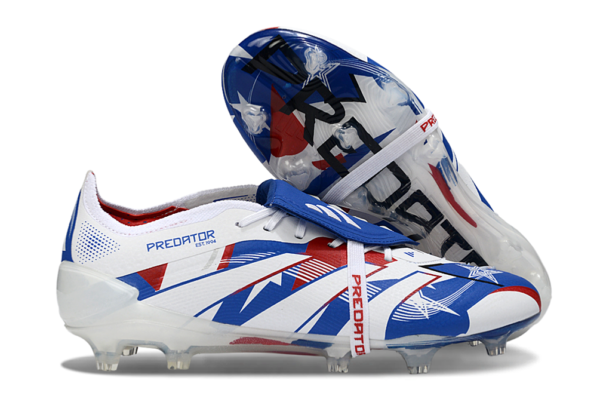 18 Adidas Predator 25 Elite, styled in a "Stars and Stripes"