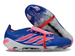 1931d53f Adidas Predator 26 Elite Fold-Over Tongue "vibrant Blue, Neon Pink, and White color way"
