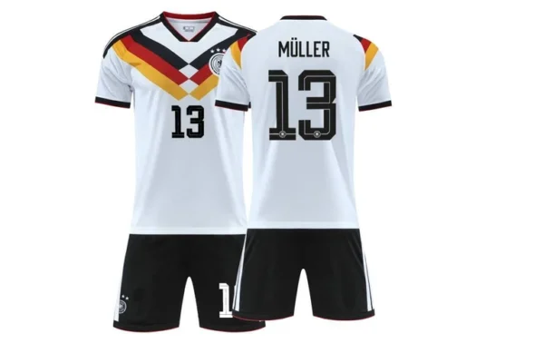2-7b8f537b43-bbc92d716618ec3f23ef7b3b2ba25539 Germany 2026 Home in KIDS. "MÜLLER 13" Thomas Müller's name and iconic number 13