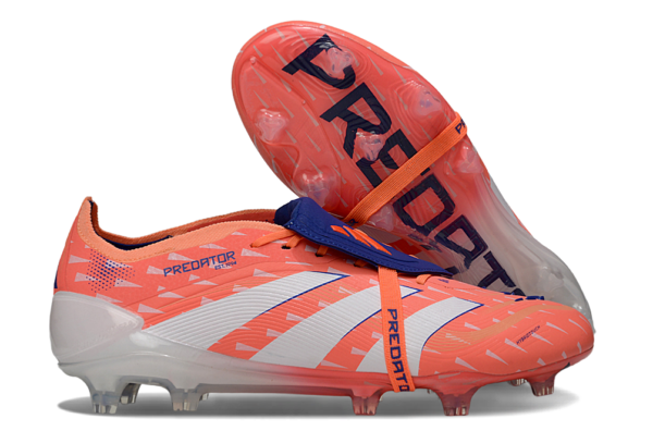 20 Adidas Predator Elite Fold-Over Tongue, Coral Blaze Pack.