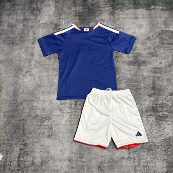 3e671b8d-1289-404e-96e8-ae3e19356bd4 Japan National Football Team 2026 Home Uniform. children's mini kit