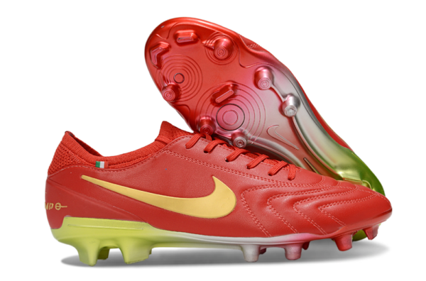 5 Nike Tiempo Legend 10 Elite "Montebelluna"(Bright Crimson/Red)." FREE ITEMS: NIKE BOOT BAG AND SHOE SHAPPER "