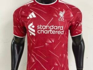 6fa5b5a2 Liverpool FC home jersey for the 2026/27 season, The shirt brings a heavily retro-inspired look, reviving the iconic geometric patterns worn by the club between 1989 and 1991 during the legendary "Candy era"
