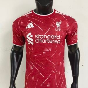Liverpool FC home jersey for the 2026/27 season, The shirt brings a heavily retro-inspired look, reviving the iconic geometric patterns worn by the club between 1989 and 1991 during the legendary "Candy era"