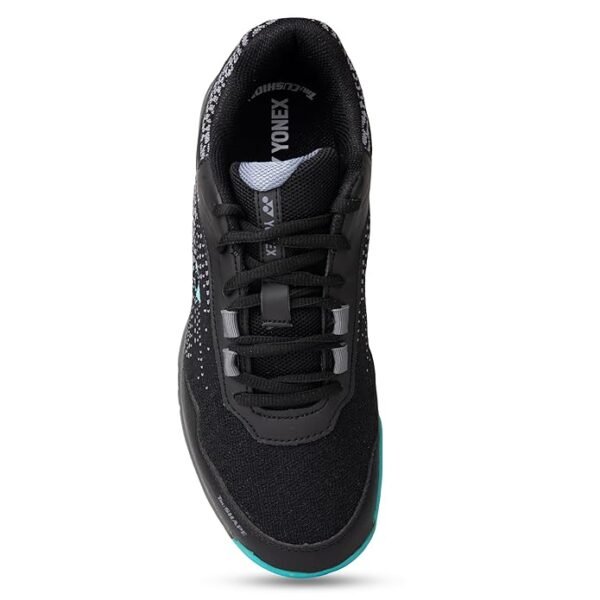 71+atibE2eL._SY695_ Yonex Velo 100 I (V00i) Badminton Shoes Colour Black Vivid Sky
