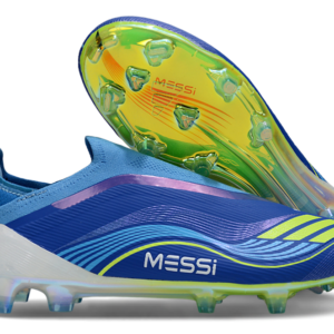 Adidas F50 Messi Elite FG from the signature "Triunfo Azul" / "Messi Vis10n" collection.
