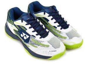 81XSoDh3uOL._SX679_ (1) Yonex Velo 200i Badminton Shoes (White Deep Ocean) – Non Marking, Hexagrip