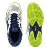 Yonex Velo 200i Badminton Shoes (White Deep Ocean) – Non Marking, Hexagrip