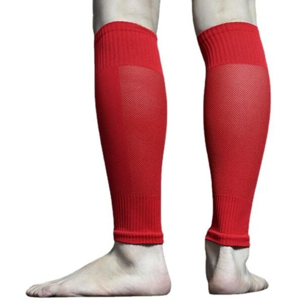 Pre-cut football sock sleeves,(also known as footless soccer socks or shin guard sleeves)