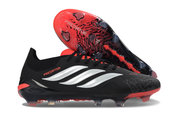 a1531d0b Adidas Predator Elite Laced "Immortal DNA colorway collection, mixing Core Black, Cloud White, and Lucid Red"