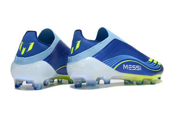 Adidas F50 Messi Elite FG from the signature "Triunfo Azul" / "Messi Vis10n" collection.