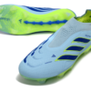 add620e1 Adidas Predator Elite Laceless "Ice Cold Precision" pack, featuring a Crystal Sky / Ray Blue / Team Solar Yellow! " FREE ITEMS: ADIDAS BOOT BAG AND SHOE SHAPPER "
