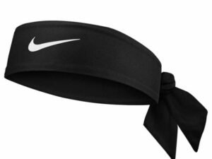 b4f3c960-1bba-48c0-b1e6-b465440a4cf7 Nike Dri-FIT Head Tie in the "Game Red , Black and Royal blue" colorway.