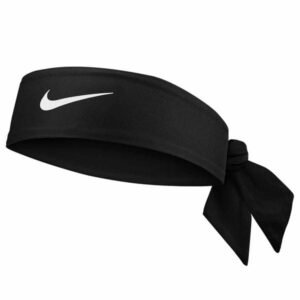 Nike Dri-FIT Head Tie in the "Game Red , Black and Royal blue" colorway. 