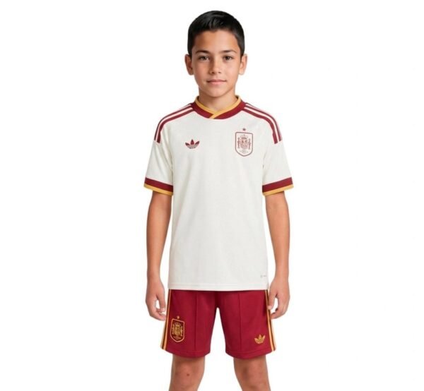 copy Spain 2026 Away Kids Jersey