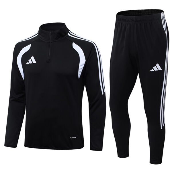 e084c180 Adidas Tiro 26 League 1/4-Zip Training Tracksuit Set in black and white.