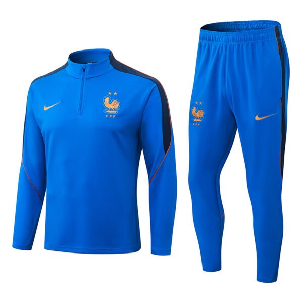 e7a171b9 Nike France National Football Team Strike Tracksuit designed for the 2026 World Cup training campaign.