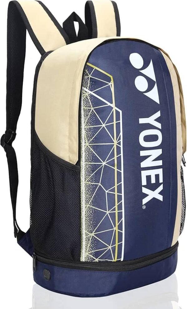e984e3c1-97c9-4784-83d0-590ad6b78de5 Yonex ACE2 Badminton Backpack (Model: ACE2-Q014-324-0512) in the Pageant Blue / Moth colorway.