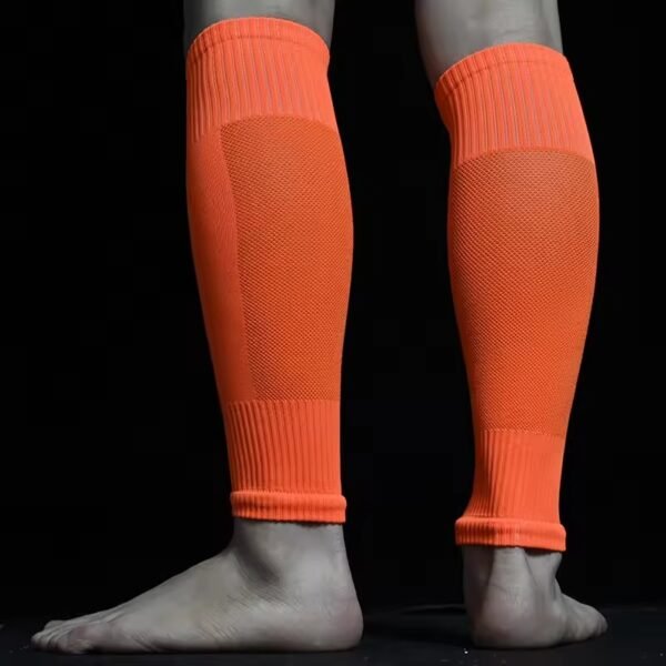 Pre-cut football sock sleeves,(also known as footless soccer socks or shin guard sleeves)