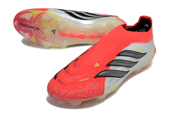 f83465c5 ADIDAS PREDATOR ELITE LACELESS AG/FG BORN FOR GOAL-LUCID RED/CORE BLACK! " FREE ITEMS: ADIDAS BOOT BAG AND SHOE SHAPPER "