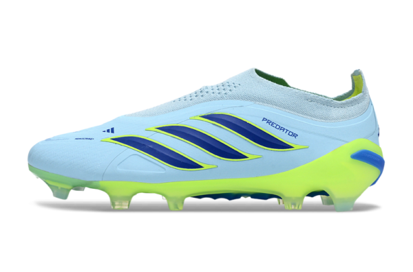 fbd9faa7 Adidas Predator Elite Laceless "Ice Cold Precision" pack, featuring a Crystal Sky / Ray Blue / Team Solar Yellow! " FREE ITEMS: ADIDAS BOOT BAG AND SHOE SHAPPER "