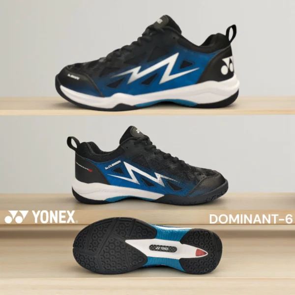 my-11134207-820lh-mefpdvmuxjpi68 Yonex Dominant 6 badminton shoe in a sleek, darker colorway option.
