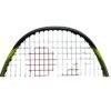 yonex_arcsaber_7_play_badminton_racket_12_ Yonex Arcsaber 7 Play badminton racket alongside its coordinating black and blue full-length storage cover.