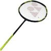 yonex_arcsaber_7_play_badminton_racket_14_ Yonex Arcsaber 7 Play badminton racket alongside its coordinating black and blue full-length storage cover.