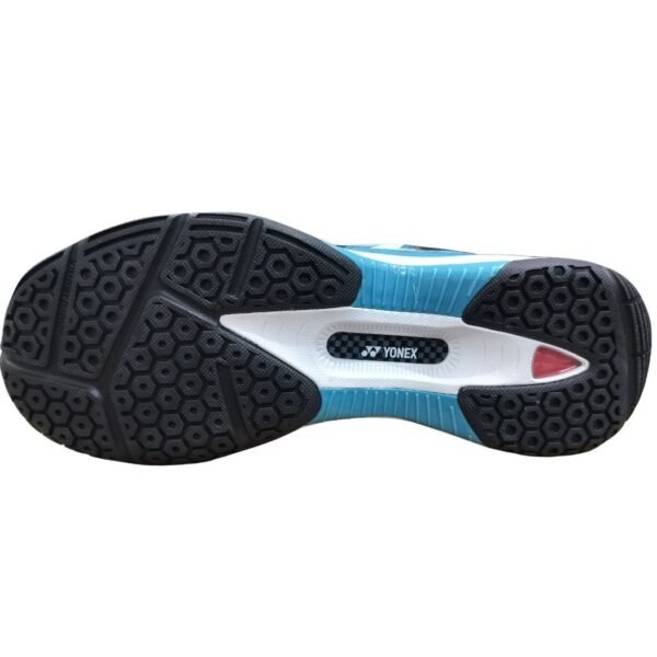 yonex_dominant6-i_badminton_shoes_colour_black_blue_3_ Yonex Dominant 6 badminton shoe in a sleek, darker colorway option.