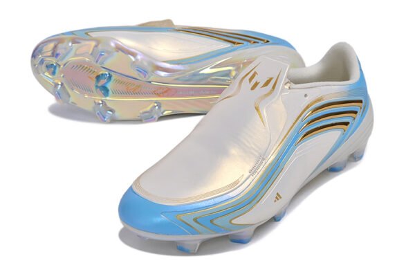 190 Adidas F50 Messi Elite "El Último Tango" (Ivory / Semi Blue Burst / Icey Blue.)