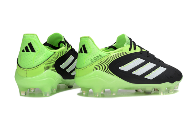 ccc1c58f Adidas Copa Pure III Elite FG in the Core Black, Footwear White, and Lucid Lemon colorway.