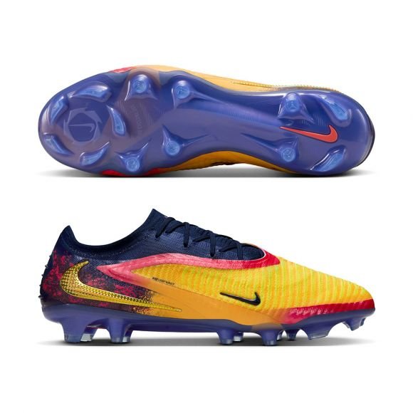 hq2332_800-0_580x580 Nike Phantom 6 Low Elite EH Haaland features a vibrant mix of icy blue, fiery red, and yellow.