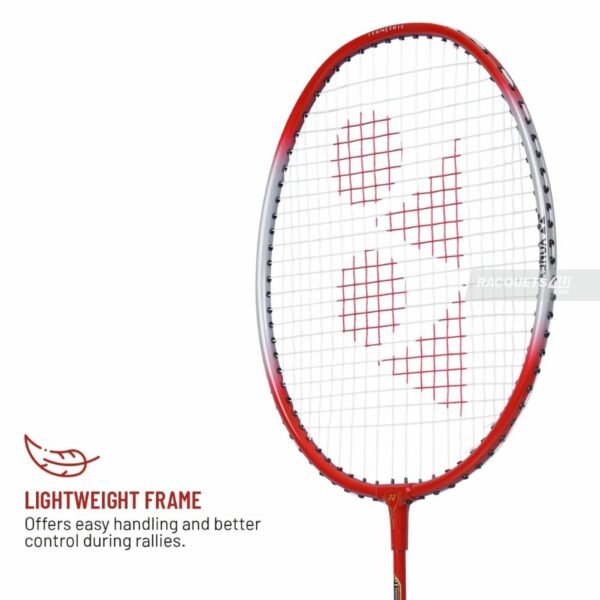 YONEX ZR 100 Light Badminton Racquet (Strung, Light Red)